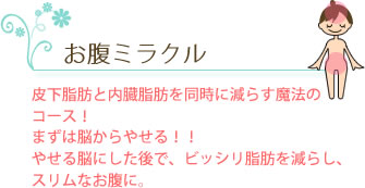 お腹ミラクル